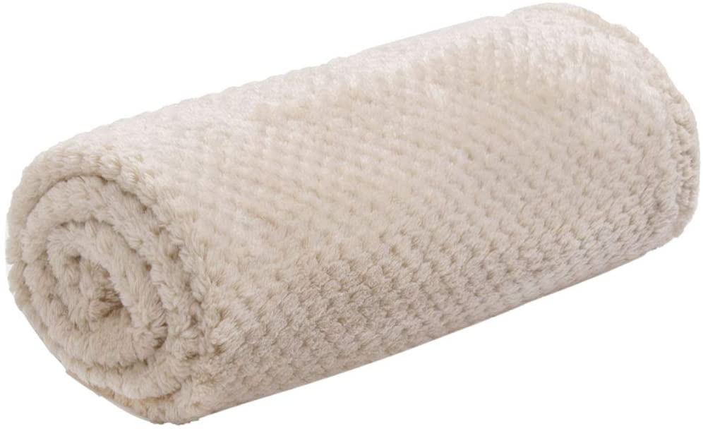 sourcing map Flannel Fleece Bed Blankets, Soft Warm Microfiber Blanket