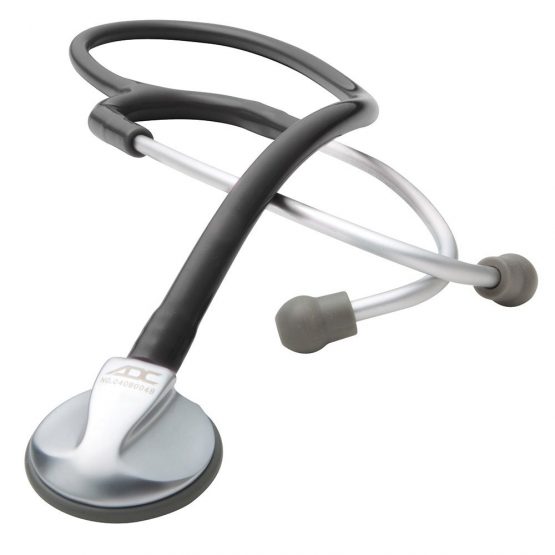 ADC 614G Platinum Ad scope Lite 614 Lightweight Paediatric Stethoscope with Tuneable AFD Technology, 30.5" Length, Grey