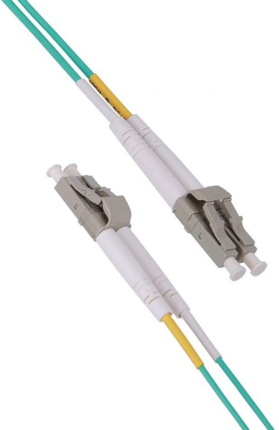 LC to LC Fiber Optic Patch Cable 5m(16.5ft), OM3 Mulitimode Duplex Fiber Patch Cable 50/125um,LSZH for SFP and SFP+ Transceiver - Image 3