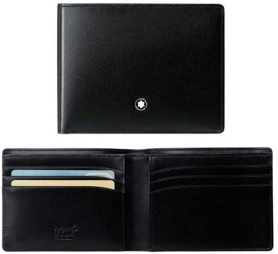 Montblanc Wallet 6cc Black Masterpiece 14548 Unisex Adult Wallet - Image 3
