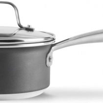 Hairy Bikers CKW2089 Forged, Eclipse Titanium Non-Stick Coating, Lidded 3.3mm Gauge Saucepan with Riveted Secure Handle, Induction Hob Suitable, Aluminium, 16cm Sauce Pan