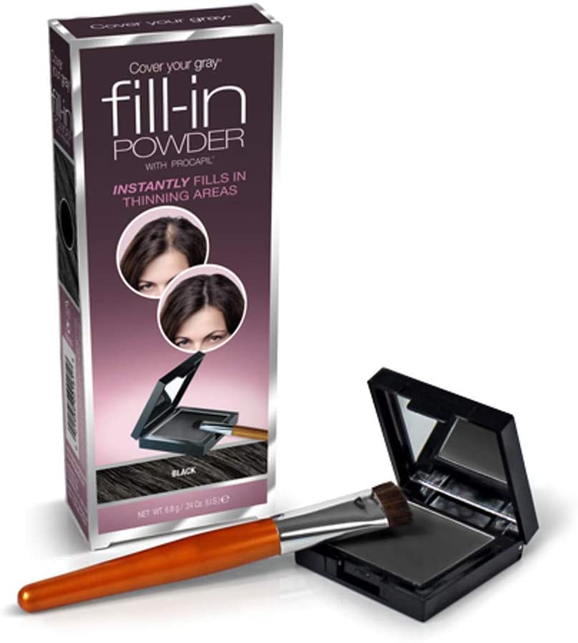 Cover Your Gray Fill-In Powder Hair Color w/Procapil - Black - Image 2