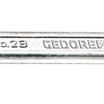 Gedore Double Ring Spanner Short, UD Profile 8 x 9 mm – 2 B 8 x 9