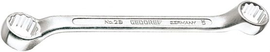 Gedore Double Ring Spanner Short, UD Profile 8 x 9 mm – 2 B 8 x 9