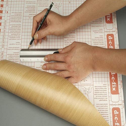 d-c-fix vinyl wrap Birch wood effect 67,5 cm x 2 m, sticky back plastic roll for furniture kitchen & cupboards - Image 2