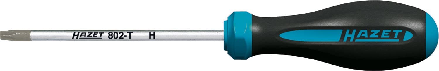 HAZET 802-T40H Tamper-Resistant Torx Profile T 40 H HEXAnamic Screwdriver - Multi-Colour