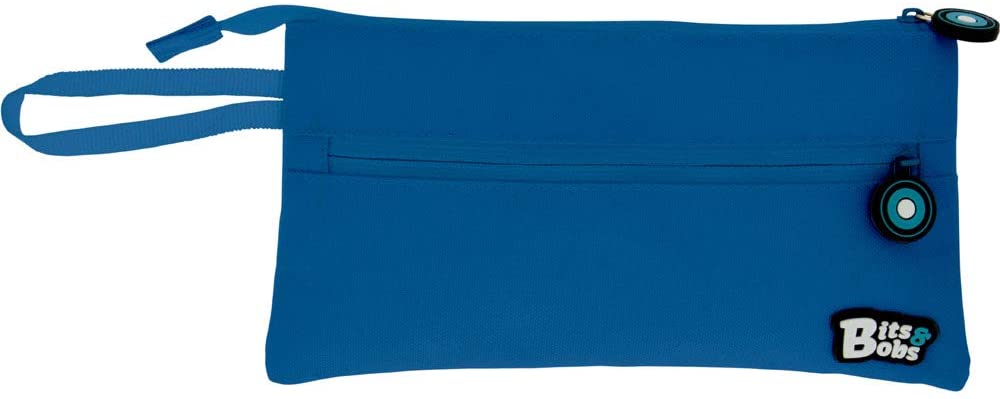 Grafoplás 37543830 Flat School Case, Blue, 23.5 x 12 cm, Bits & Bobs