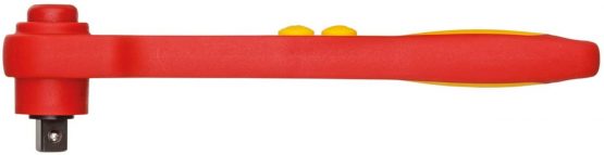 Gedore VDE1993U Reversible Ratchet 1/2 270mm VDE, Red - Image 3
