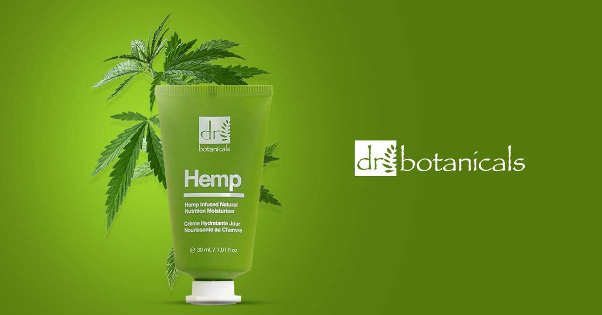 Dr Botanicals Natural Hemp Infused Natural Nutrition Moisturiser with Cocoa Butter, Hemp Seed Oil 30ml, Green, 30 g (Pack of 1) - Image 2