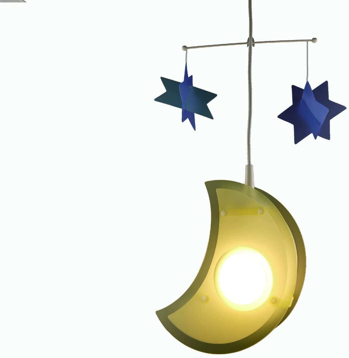 Niermann Standby Plastic Pendulum Light, Moon, E27 (Edison Screw), Multi Color