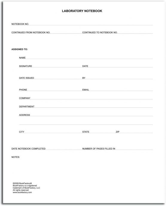 BookFactory® Lab Notebook / Laboratory Notebook - Professional Grade - 168 Pages, 8" x 10" (Ruled Format) Compare to Boorum & Pease L21-150-R, Cover is Black and Burgundy Imitation Leather, Smyth Sewn Hardbound (LRU-168-SRS-A-LKMST1) - Image 2