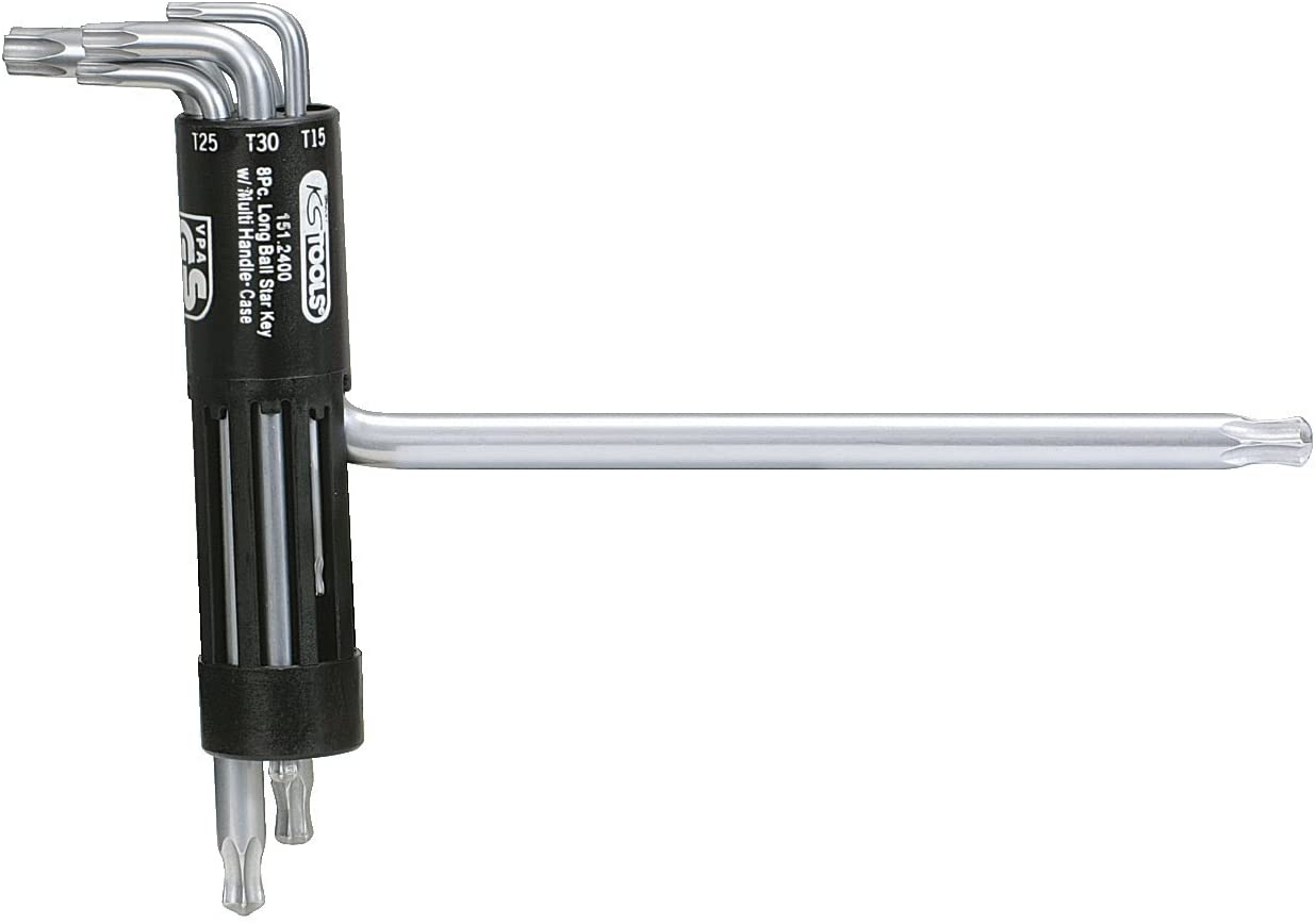 KS Tools T10-T50 Classic Key Wrench Set (8 Pieces), Chrome - Image 2