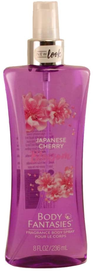 Body Fantasies Signature Japanese Cherry Blossom Fragrance Body Spray 236ml, 236 ml (Pack of 1)