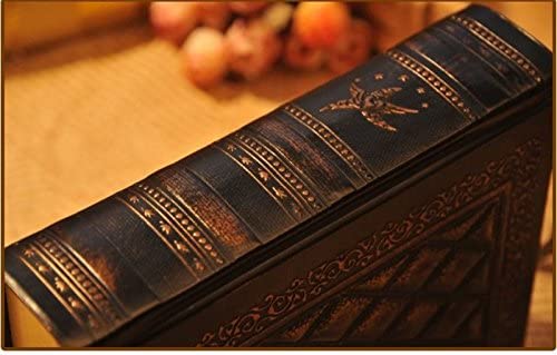 Leather Vintage Embossed Cover Notebook Life Story Book Blank Hardback Scrapbook Travel Ultra Thick Writing Journal Work Diary - Image 3