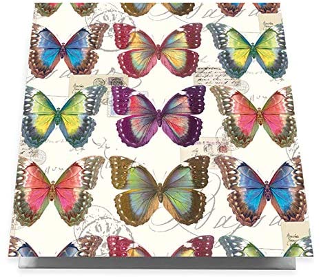 Quire Memo Block - Butterflies - 200 Pages - Size 115mm x 115mm - Image 2