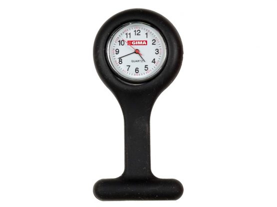 Gima - Silicone Nurse Watch, Round Dial, Black Colour, 20405