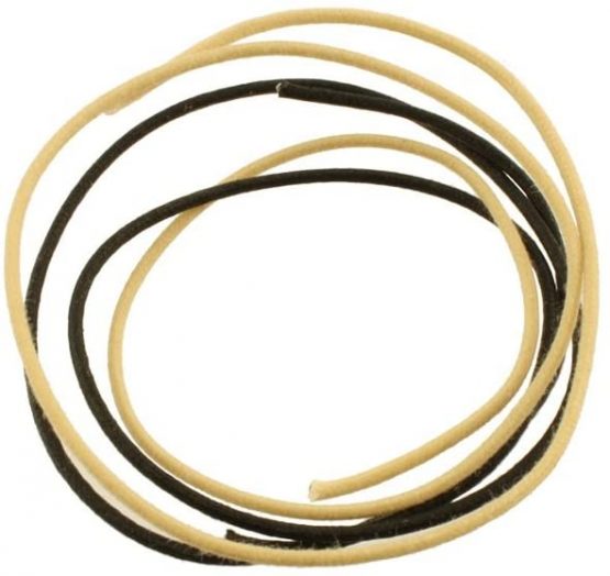 Allparts GW Brown Vintage Style Pickup Cable Black/White