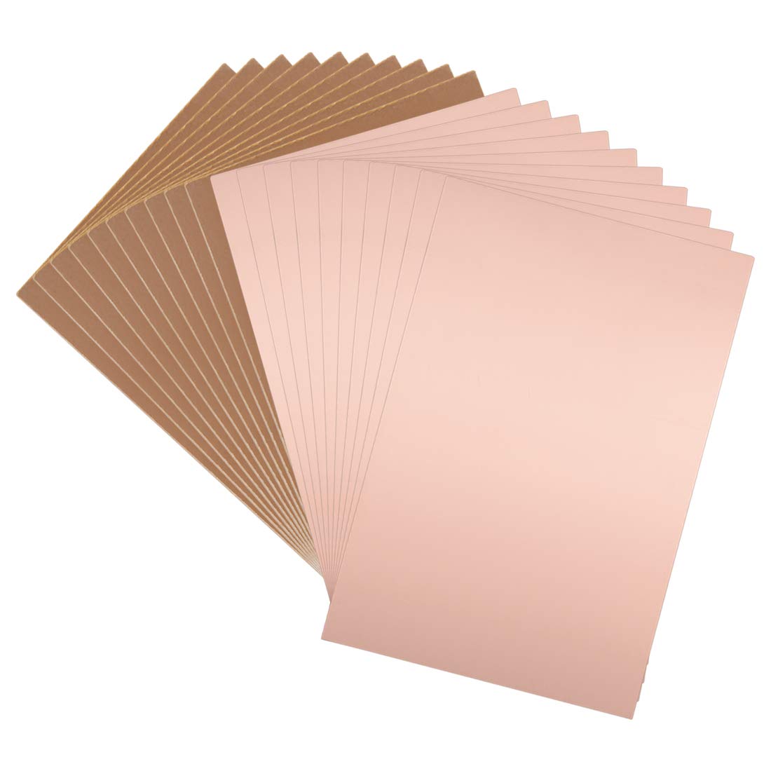 sourcing map Single-Sided Copper Clad Laminate PCB Circuit Board, 180x120mm 7.09x4.72 inch