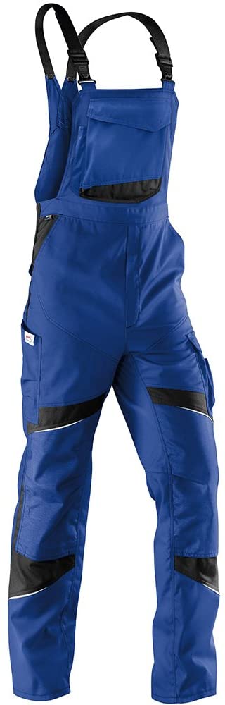 Kubler 32505365-4699-102 Size 102"Activiq" Dungarees - Cornflower Blue/Black