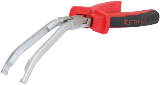 KS Tools 500.7310 Glowplug pliers, angled, 235mm - Image 2