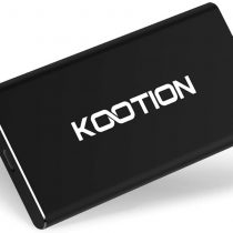KOOTION 500GB Portable External SSD USB 3.1 Gen 2 Type-C Read/Write Speed up to 500MB/s & 450MB/s High Speed Transfer Drive Ultra-Slim Mobile Solid State Drive for Laptop, Tablet, PC and Phone, black