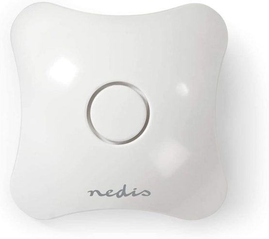 NEDIS Water Leak Alarm with 85dB Built-in Siren, Stand-alone & Easy-to-install Water Detector, White - Image 2