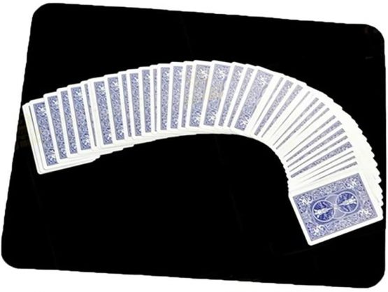 Enjoyer Large Black Close-Up Performance Pad Magic Poker Card Deck Mat Magician Props Coin Magic Gimmicks,23.6X15.7inch - Image 3