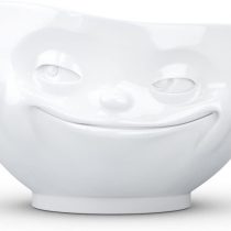 FiftyEight Tassen 'Grinning' white porcelain bowl, 500ml