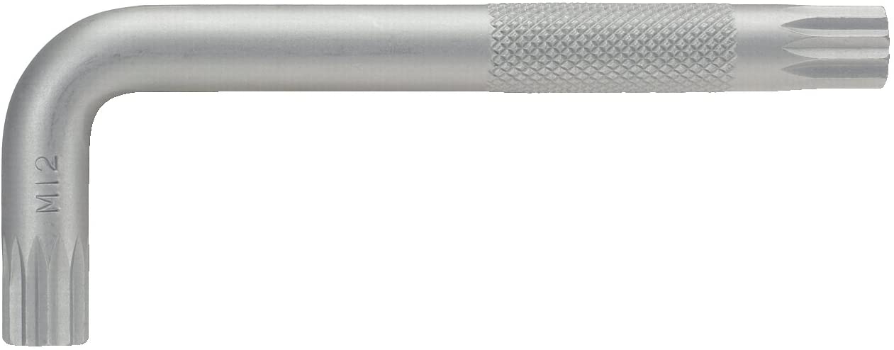 KS Tools 151.4105 Spline key wrench, short, M10, Chrome