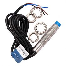 Taiss/1PCS M12 4mm sensing DC 5V NPN NO（Normally open）cylinder inductive proximity sensor switch work voltage 5VDC special for MCU LJ12A3-4-Z/BX-5V