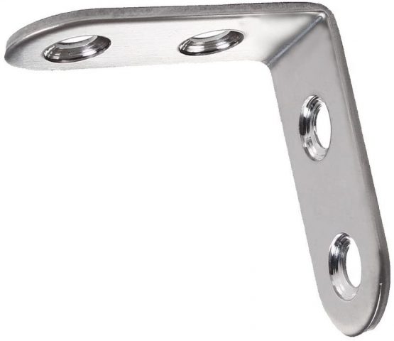 anjias 20 Pcs Right Angle Brackets, 90 Degree Right Angle Brackets 40 * 40mm Stainless Steel Angle Brackets - Image 4