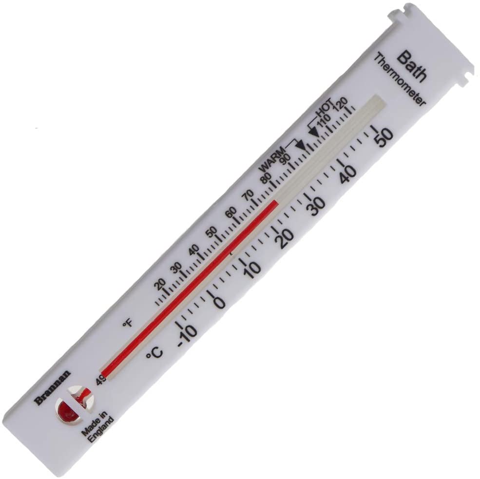 Brannan Bath Thermometer - Easy to use to Check Hot Water Temperature Prior to Bathing - The Ideal and Safe Baby Bath Thermometer