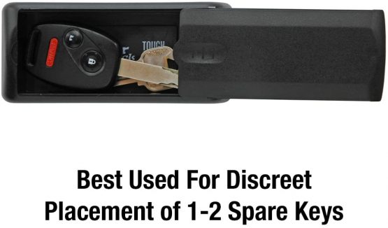 Master Lock 207D Magnetic Key Holder, 1-2 Key Capacity, Black - Image 3