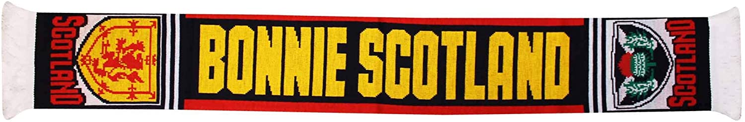 Scotland Bonnie Saltire Rugby & Football Fans Scarf (100% Acrylic), Multi, 145cm x 16cm - Image 2