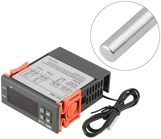 ARCELI STC-1000 Digital Temperature Controller Thermostat 10A Relay with Heater and Cooler - 24V