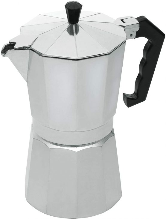 KitchenCraft Le'Xpress 9-Cup Stove Top Espresso Maker, 470 ml