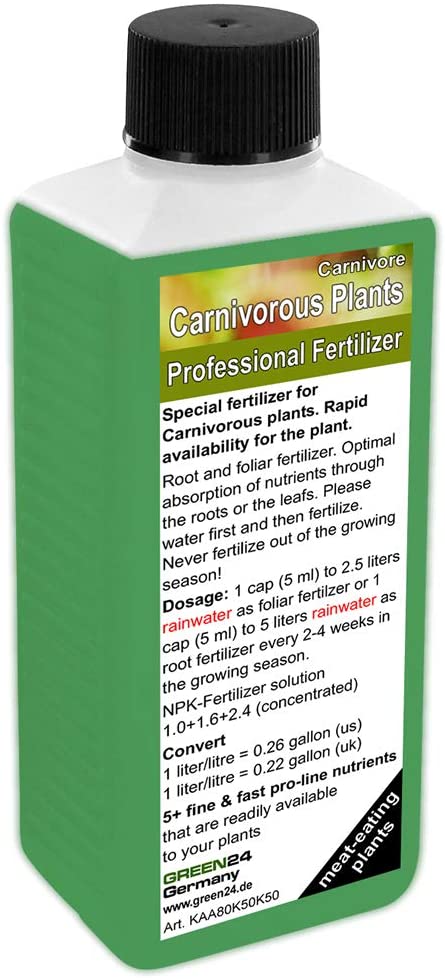 GREEN24 Carnivorous Plants Liquid Fertilizer HighTech NPK, Root Soil Foliar Fertiliser - Plant Food