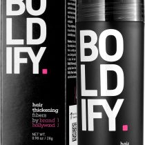 BOLDIFY Hair Fibers for Thinning Hair (DARK BROWN) Undetectable & Natural - Giant 28g Bottle - Completely Conceals Hair Loss in 15 Sec - Hair Thickener & Topper for Fine Hair for Women & Men​