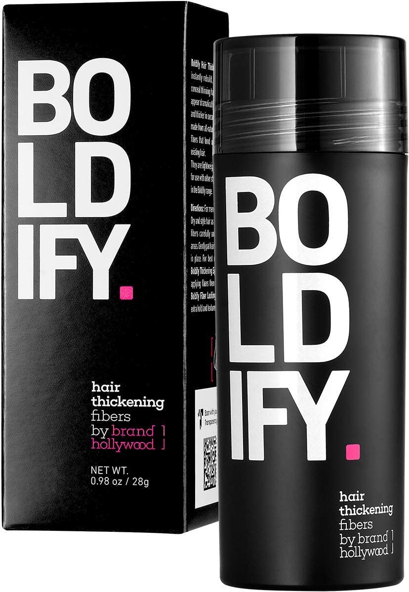 BOLDIFY Hair Fibres (28g), Fill In Thinning and Fine Hair for an Instantly Fuller Thicker Look, 14 Shades for Women and Men