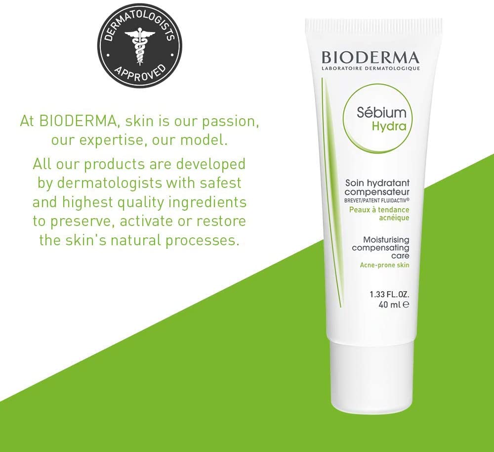 Bioderma Sebium Hydra Moisturising Cream 40ml, 40 ml (Pack of 1) - Image 4