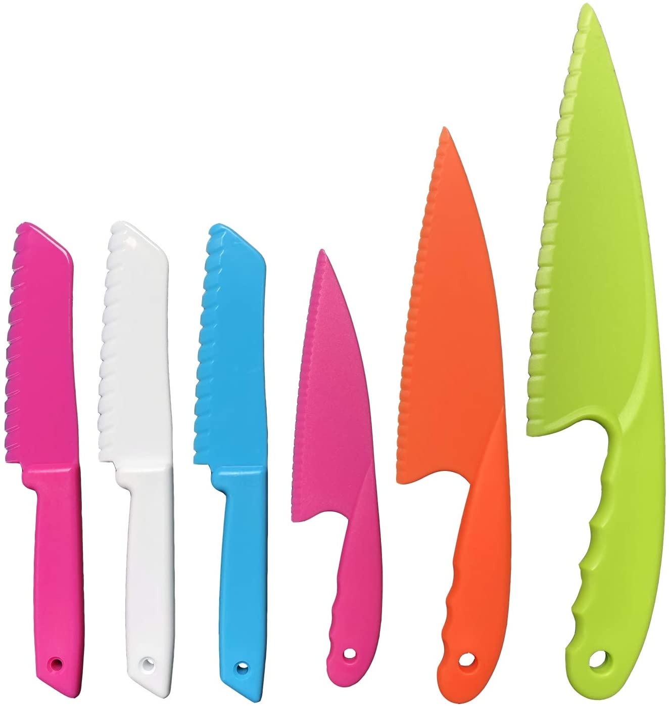 LLGLEU Kid Kitchen Knife Set Children’s Safe Cooking Knives Set with