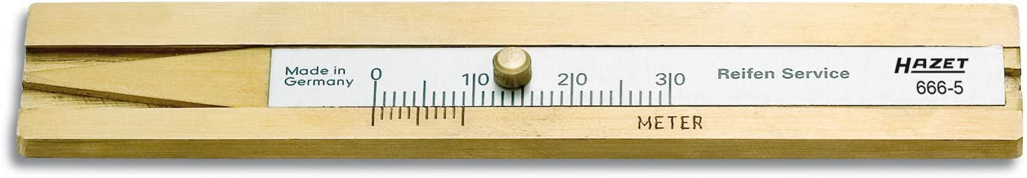 HAZET 666-5 Tyre Tread Depth Gauge - Multi-Colour