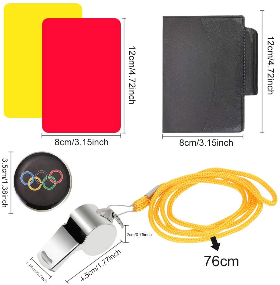thumbnail interactive-video image 1 of Essential Soccer Referee Kit: Red & Yellow Card Set, Score Sheets... 1 of 9