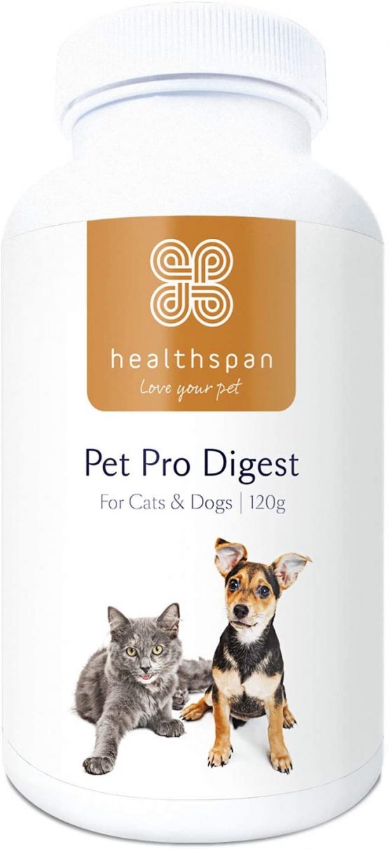 healthspan Pet Pro Digest 120g | For Cats & Dogs | Pet Supplies | Digestive & Dental Health | Friendly Bacteria