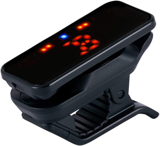 KORG PITCHCLIP2-PLUS Slimline Clip-On Guitar/Bass Tuner - Black