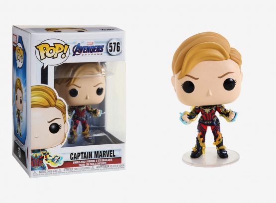 Funko 45143 POP Endgame-Captain Marvel w/New Hair Avengers Collectible Toy, Multicolour - Image 4