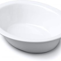 Wm Bartleet & Sons Traditional Porcelain Oval Pie Crust Dish, 29cm – White T268