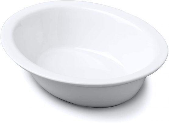 Wm Bartleet & Sons Traditional Porcelain Oval Pie Crust Dish, 29cm – White T268