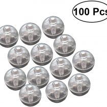TOYMYTOY 100 PCS Mini LED Lights Balloons Paper Lanterns Lights Individual Wireless Flash Ball Lamp Wedding Party Decoration (Colorful)