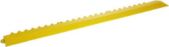 Wearwell 572ngMGRYL 24/Seven Edging Mat, Heavy Duty, Grease Resistant, Male, 8 cm x 99 cm, Yellow